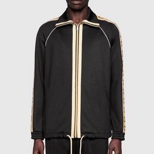 BNWT Gucci Black and Gold Men's Jacket gift box Size S Small